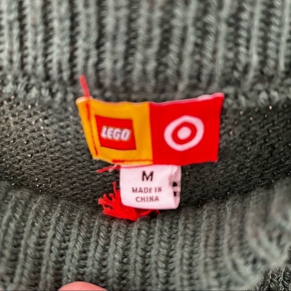 Men’s Lego brand pattern sweater forest green - Picture 4 of 8